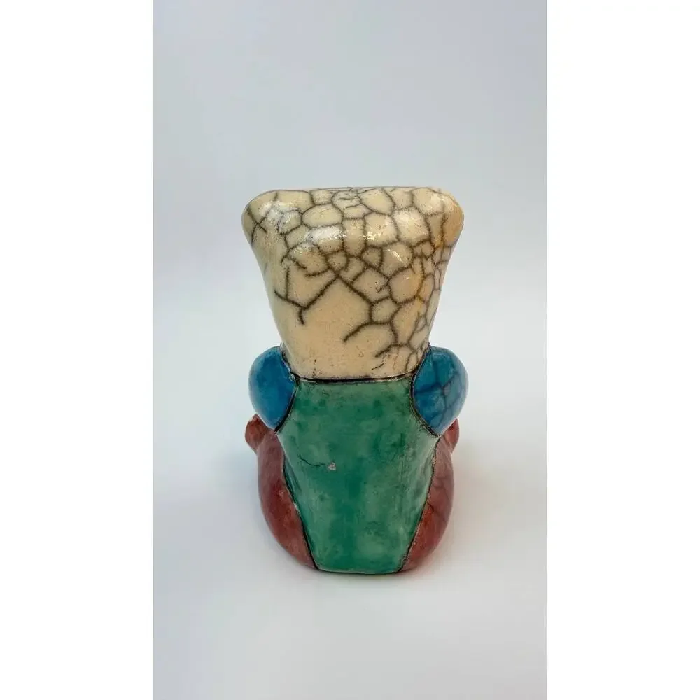 Unbranded raku pottery